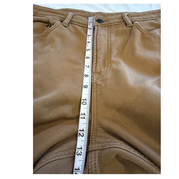 CAT Caterpillar Size 38 x 30 Men's Brown Fleece-Lined Canvas Work Pants - Picture 12 of 12